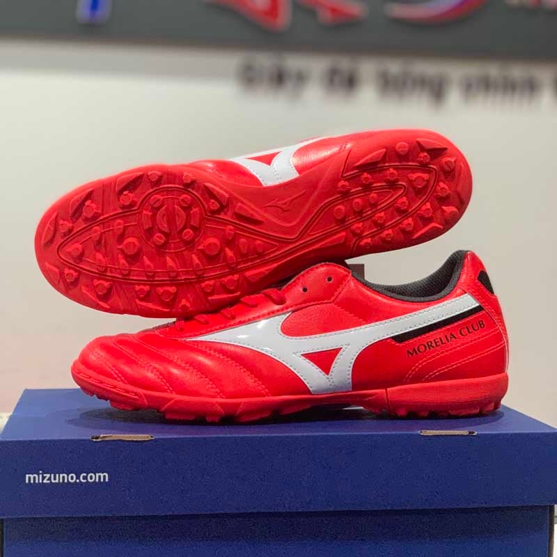 Mizuno Morelia II Club As - P1GD201660  Màu Đỏ Trắng